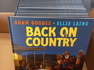 Set 25 Adam Goodes "Back on Country" Hardcover Books