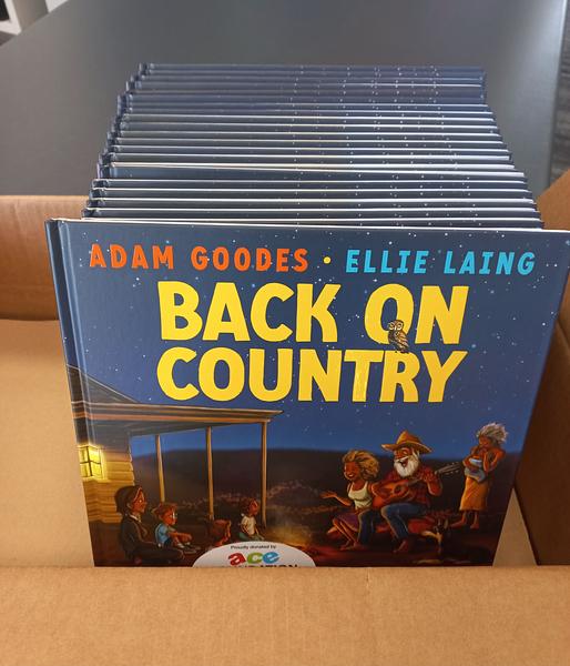 Set 25 Adam Goodes "Back on Country" Hardcover Books