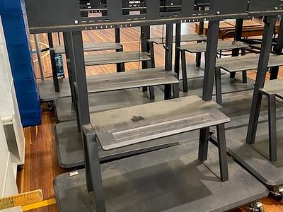 5-6 TV stands on wheels